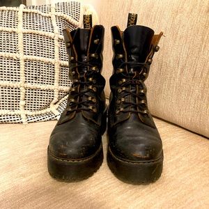 Dr. Martens Leona Lace Up Platform Boot